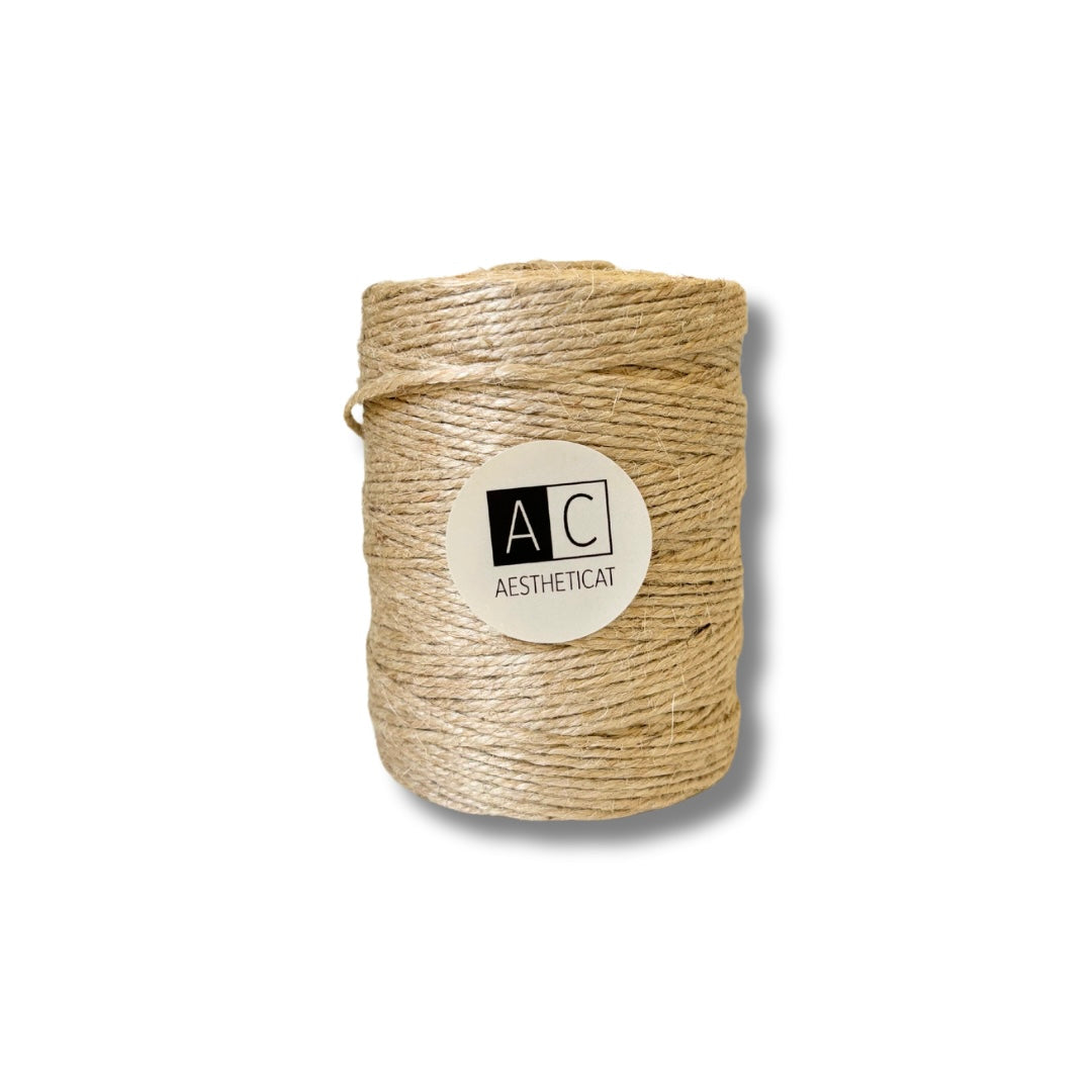 Cat scratching post refill in natural sisal